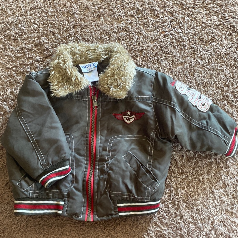 Boyz by Nannette 12m boys bomber jacket